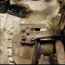 Halftrack brake linkage and hardware detail