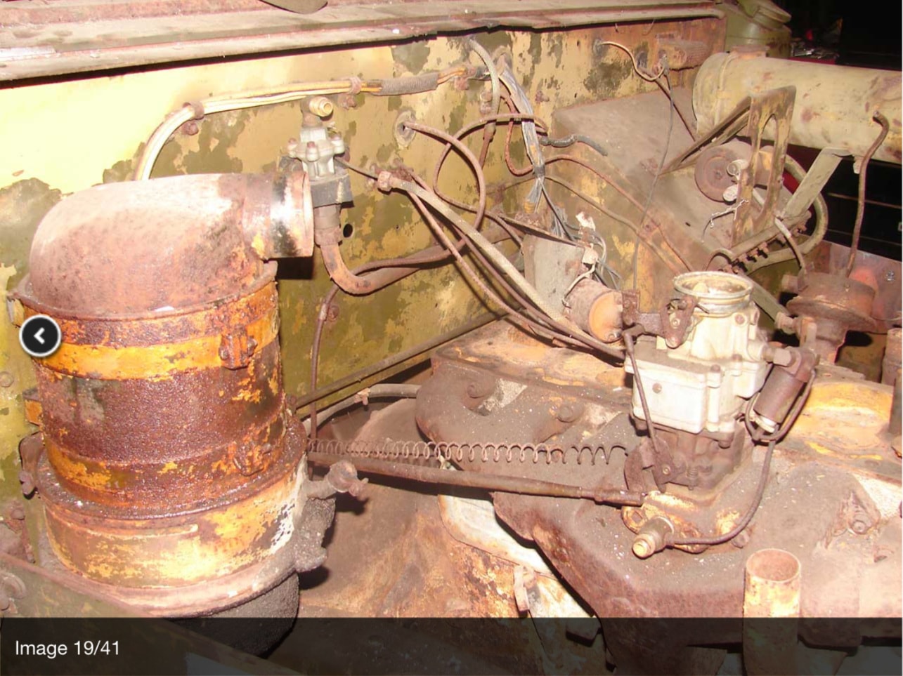Halftrack engine air filter and carburetor getting started