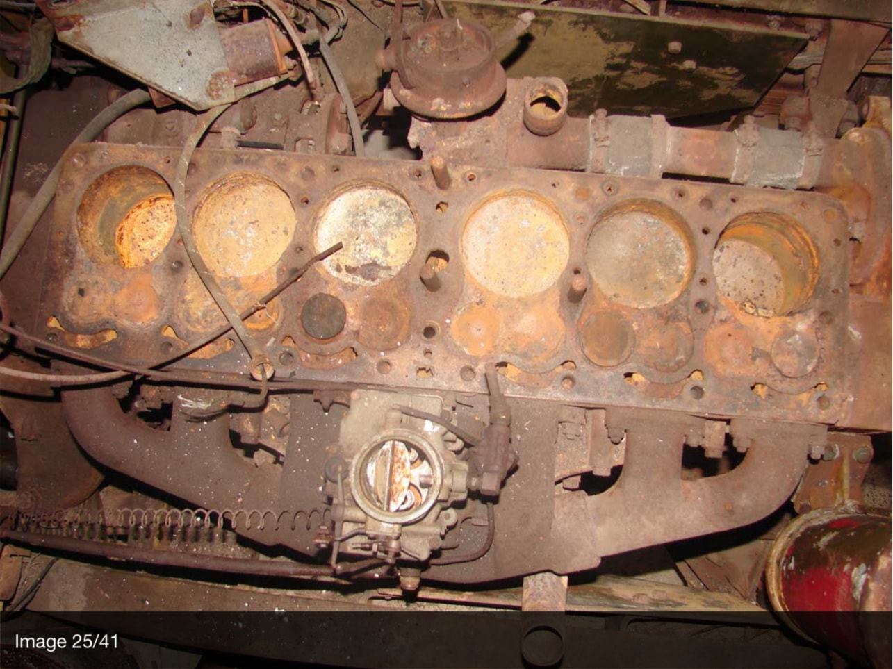 Halftrack engine block cylinders top view getting started