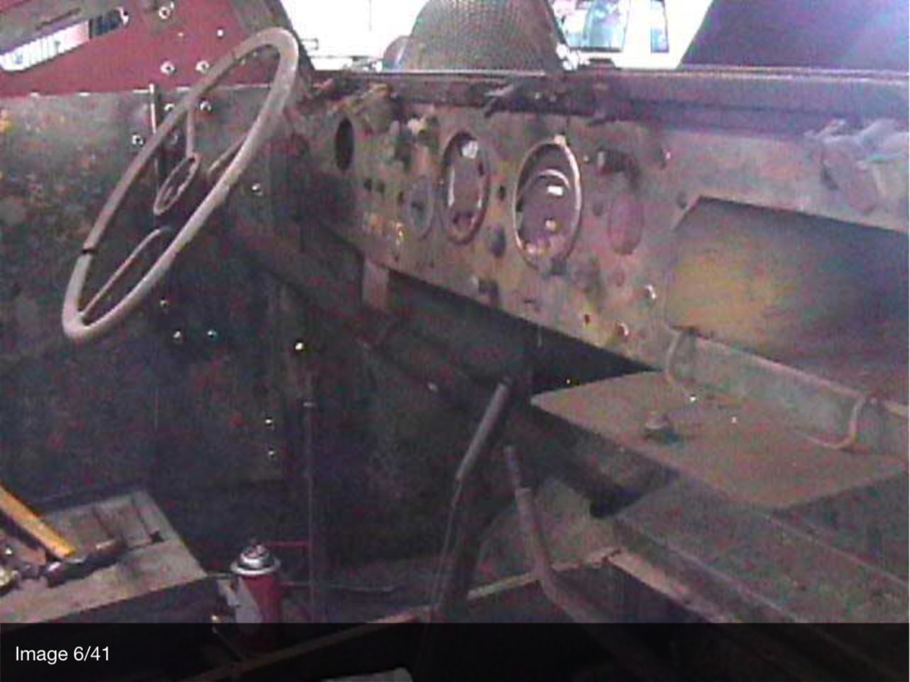 Halftrack interior steering wheel and dash getting started